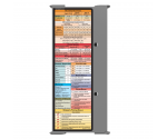 WhiteCoat Clipboard® Trifold - Silver Primary Care Edition
